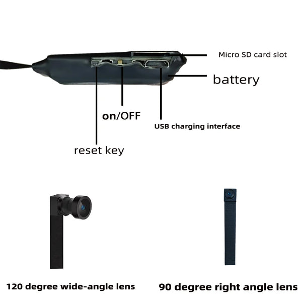 Newly improved 4K HD mini WiFi camera, supporting remote viewing, motion detection, DIY home nanny style camera by stepyours.com