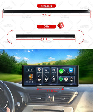 K60 Pro 11.3 Android 14 Screen GPS CarPlay Android Auto Dash Cam 1080P RearView - stepyours.com