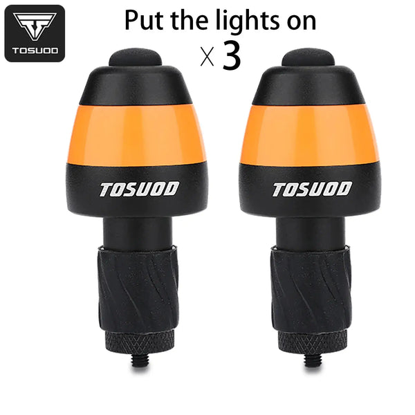 TOSUOD Bicycle Light Plug Light LED Intelligent Turn Signal Warning Light Mountain Handle Blockage Handle Bicycle Light