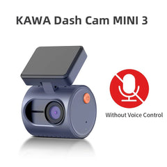 Kawa 2K Dash Cam Mini 3 for Cars Night Vision WiFi App - stepyours.com