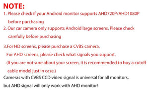 170 Degree Wide Angle AHD Car Backup Camera 720P 1080P Night Vision Waterproof - stepyours.com