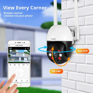 Fuers 8MP 4K Outdoor IP Camera - Auto Tracking And AI Human Detection Tuya Smart - stepyours.com