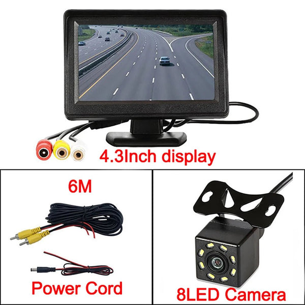 4.3 Inch Rear View Camera Monitor for Car Parking and Reversing System - stepyours.com