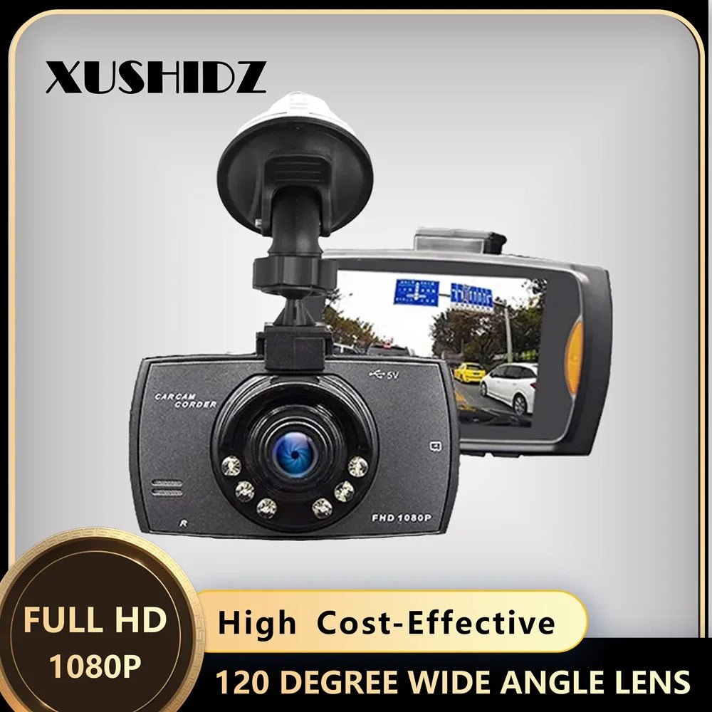 XUSHIDZ 1080P Dash Camera Car DVR Night Vision Loop Recording Q02 - stepyours.com