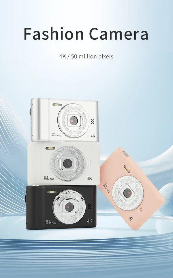 4K Digital Camera Travel Selfie Camera 36MP 1080p 2.4in Screen Optical Zoom - stepyours.com