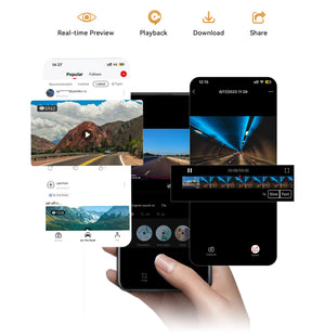 DDPAI Mini Pro 2K Dash Cam With WiFi Night Vision Voice Control Parking Monitor - stepyours.com