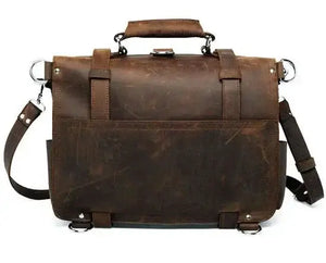 Leather Duffle Bag - Men Travel — product view 4