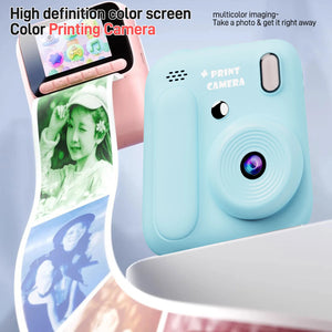 Kids Color Printing Instant Camera 32GB 1080P Digital Photo Video Gift - stepyours.com