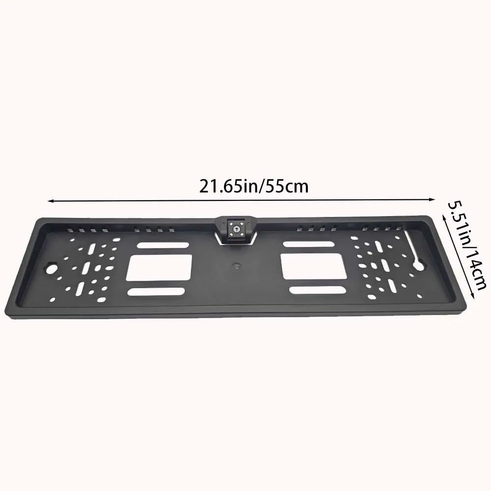 4 8 12 LED European License Plate Rearview Camera Frame Night Vision For Truck - stepyours.com
