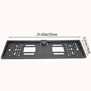 4 8 12 LED European License Plate Rearview Camera Frame Night Vision For Truck - stepyours.com