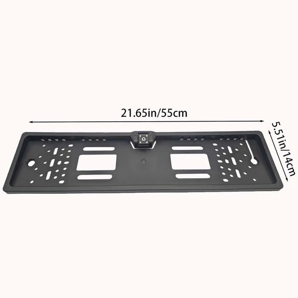 4 8 12 LED European License Plate Rearview Camera Frame Night Vision For Truck - stepyours.com