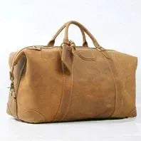 Leather Duffle Bag - Men Travel — product view 7