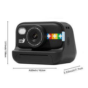 Joytrip Kids Color Instant Print Camera No Ink Thermal Paper HD Video Gift - stepyours.com
