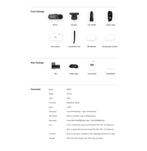 DDPAI Mola N3 Pro Dash Camera 2.5K With WiFi Car DVR - stepyours.com