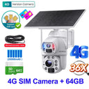SHIWOJIA Solar 4G Security Camera With 360 Night Vision And 36X Zoom - stepyours.com