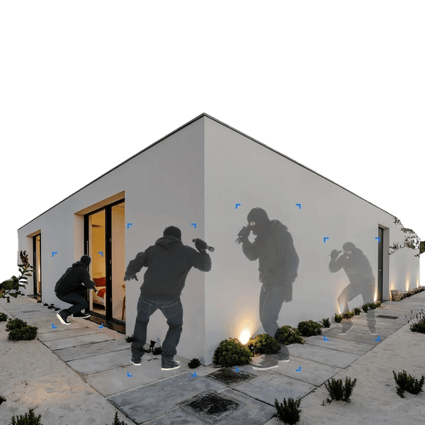 8MP 4K PTZ WiFi Camera - Dual Lens With Dual Screen AI Tracking Surveillance - stepyours.com