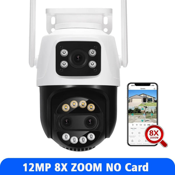 ASECAM 12MP 6K WiFi Camera - 8X Zoom With AI Human Detection Auto Tracking - stepyours.com