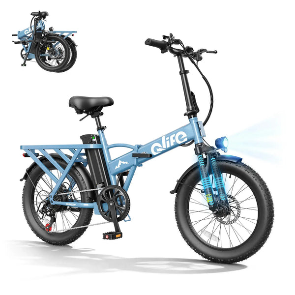 Portable Foldable Fat Tire Ebike — product view 9