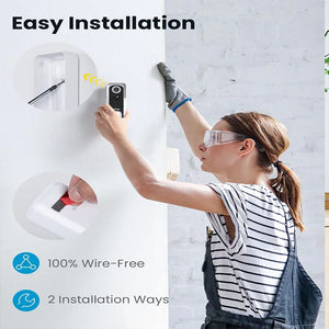ieGeek Video Doorbell Wireless with Chime 2K HD Doorbell Camera, Smart Home Security Door Bell Voice Message and Changer by stepyours.com
