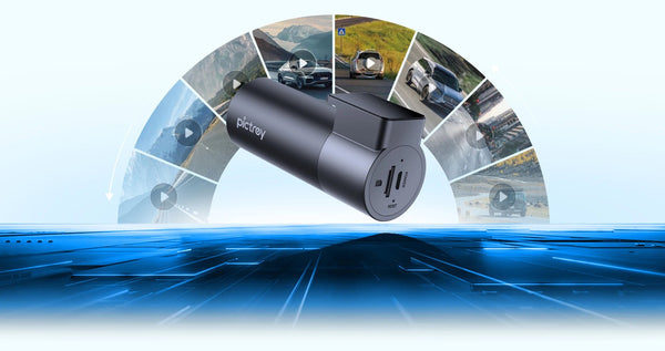 Pictrey M2 2K Dash Cam 330 Degree Rotatable Car DVR Night Vision Voice Control - stepyours.com