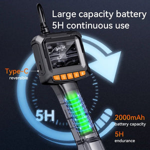Industrial Endoscope Camera 4.3 Dual Lens 1080P - IP67 Waterproof Borescope - stepyours.com