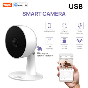 Tuya Smart 3MP Indoor Camera Real Time Alerts 2 Way Audio Human Detection - stepyours.com