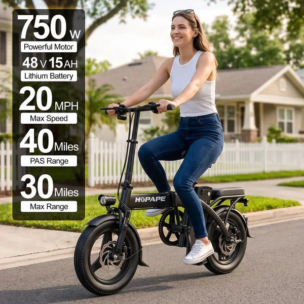 Lightweight Foldable Electric Bike — product view 2