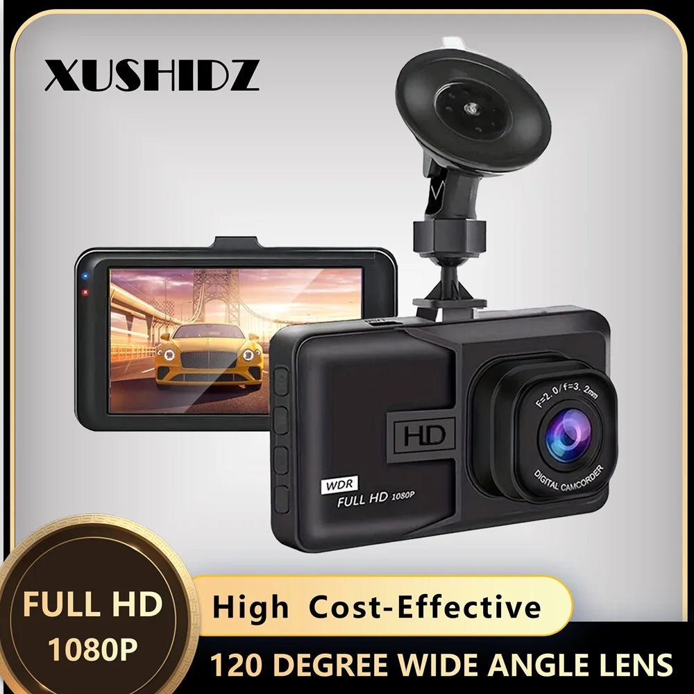 Xushidz 1080p HD Dash Camera With Loop Recording Night Vision Gsensor Parking - stepyours.com