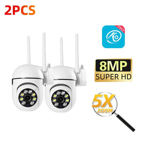 OKam Pro Indoor 8MP WiFi IP Camera - Smart Tracking And 355 Degree Pan - stepyours.com