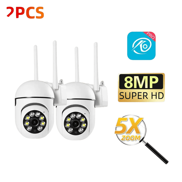 OKam Pro Indoor 8MP WiFi IP Camera - Smart Tracking And 355 Degree Pan - stepyours.com