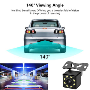 Car Rear View Camera With 4 8 12 LED Night Vision Display For Parking Reversing - stepyours.com