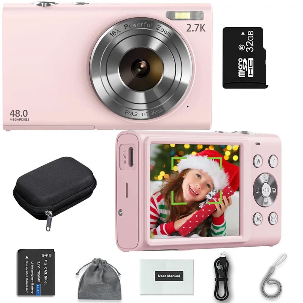 4K Autofocus Vlogging Camera 42MP With Two Point Eight Inch Screen Camcorder - stepyours.com