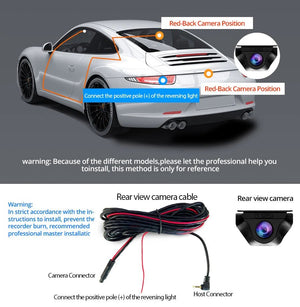 ACCEO 4K WiFi Dash Cam With 12 Inch Rear View Mirror Car DVR - stepyours.com