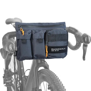 Rhinowalk Bike Handlebar Bag 2L Big Capacity Cycling Bag Front Tube Pannier Basket Shoulder Fannt Pack MTB Road Accessories
