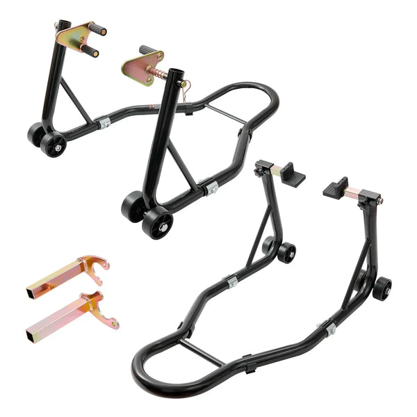 Heavy-Duty Motorcycle Fork & Wheel Stand Set — product image 1