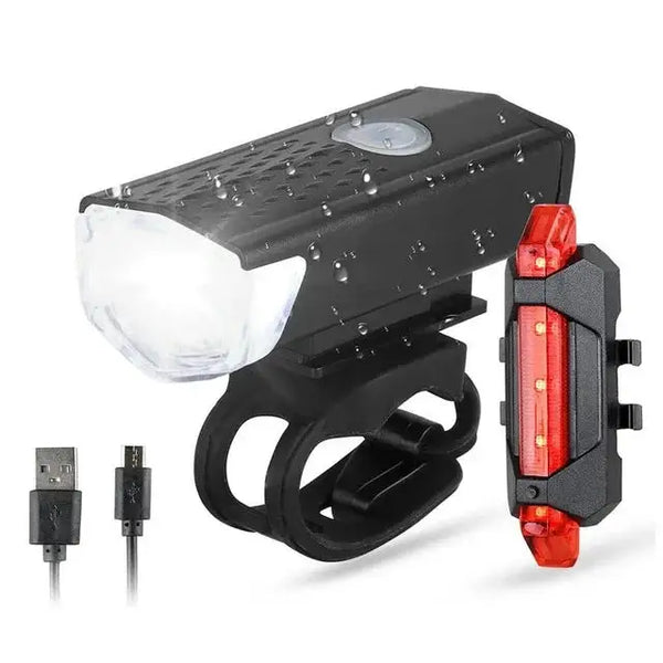 Bike Light Set - Easy Install USB Waterproof — product view 9