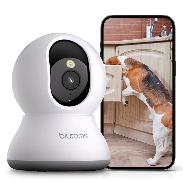 Blurams Indoor Security Camera 2K Kit - 360 Degree Coverage for Pets and Seniors - stepyours.com
