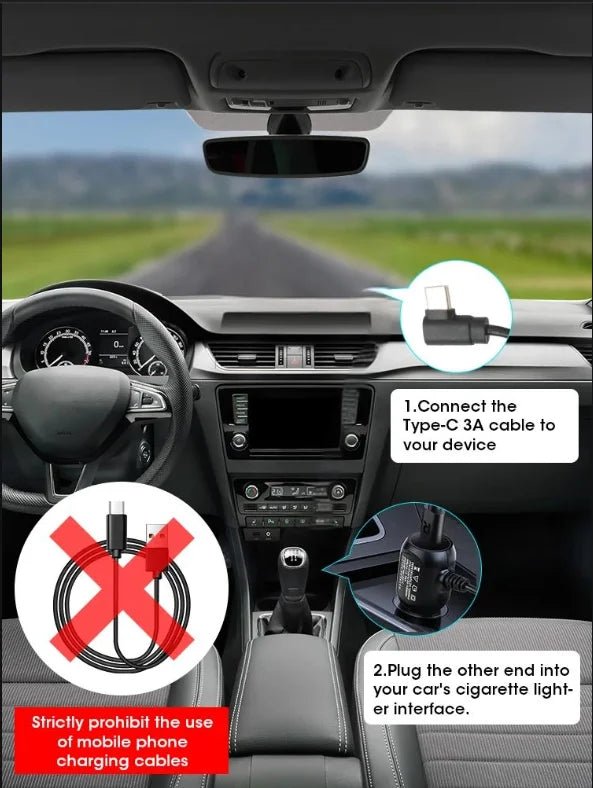 4K Dash Cam Car DVR With Night Vision GPS WiFi Parking Monitor - stepyours.com