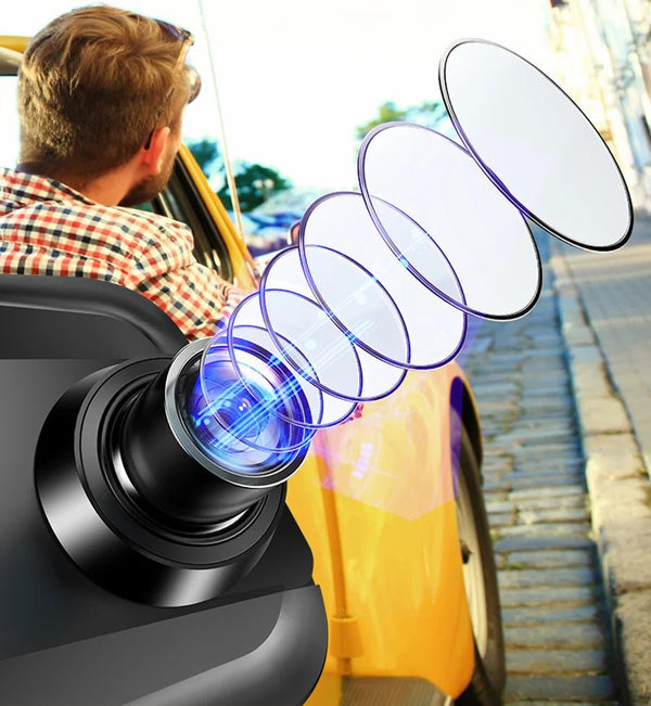 10 Inch 1080P Night Vision Car Dash Cam With Touch Screen And Rear View Mirror - stepyours.com