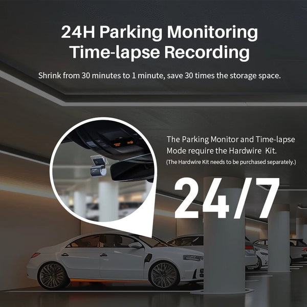 Kawa Mini 3 Pro 2K Car Dash Cam With WiFi App Voice Control Parking - stepyours.com