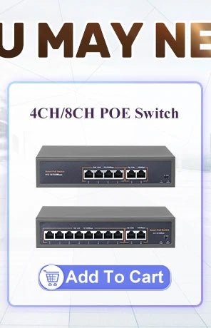 Techage AI PoE 4K Outdoor Security Camera With Two Way Audio For NVR - stepyours.com