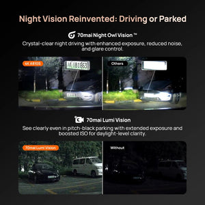 70mai Ultra HD 4K Dash Cam A810 A810S With Built In GPS ADAS 150 Degree FOV - stepyours.com