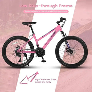 Unisex Steel Frame Mountain Bike — product image 2