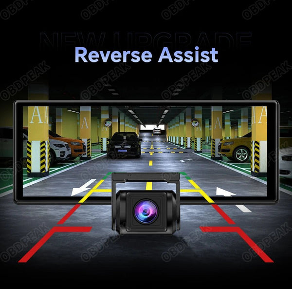 K60 Pro 11.3 Android 14 Screen GPS CarPlay Android Auto Dash Cam 1080P RearView - stepyours.com