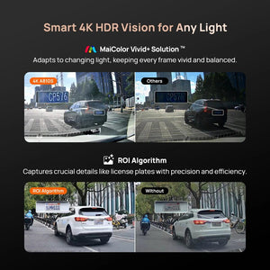 70Mai A810S 4K HDR Dash Cam GPS ADAS Dual Channel Motion Detection 4G LTE DVR - stepyours.com
