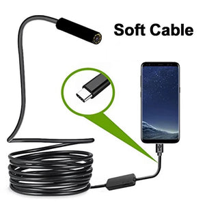 JCWHCAM Type C Endoscope 7.0mm USB C Inspection Camera For Android PC - stepyours.com