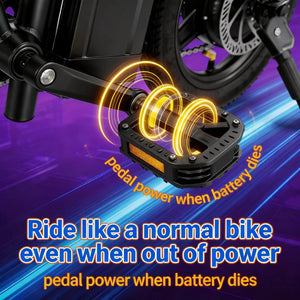 Lightweight Folding Electric Bike — product view 2