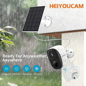 HEIYOUCAM BW4 Wireless Outdoor Security Camera - 2K 3MP Battery 2 Way Audio - stepyours.com