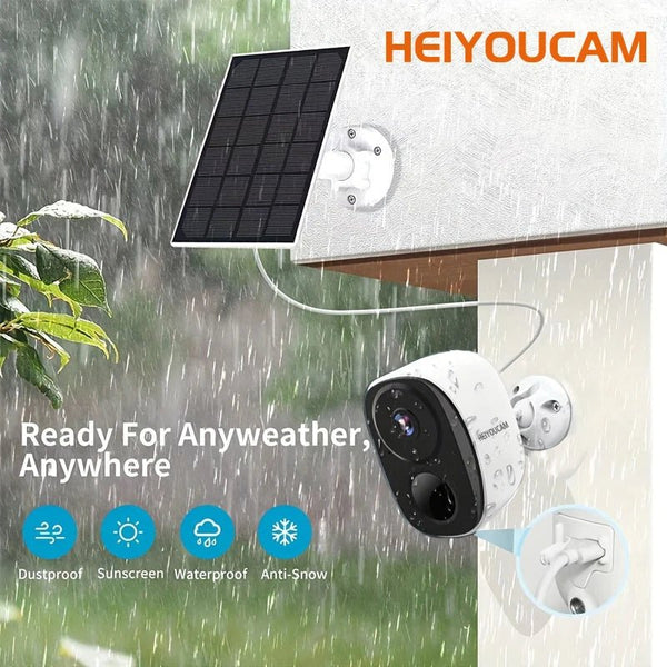 HEIYOUCAM BW4 Wireless Outdoor Security Camera - 2K 3MP Battery 2 Way Audio - stepyours.com