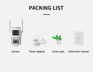 Icsee 8MP 4K PTZ WiFi Camera Dual Lens - AI Tracking Outdoor Surveillance - stepyours.com